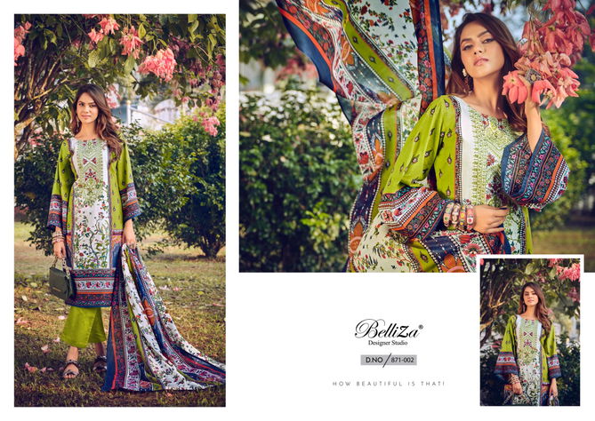 Naira Vol 30 By Belliza Printed Cotton Dress Material Wholesale In Delhi
